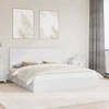 Saugos lova su galvūgalio Balta 180 x 200 cm Apdirbta mediena