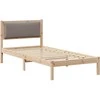 Lova Lovos rėmas Tortora 90 x 190 cm Kietos pušies mediena