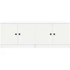 Lova Lovos spintelė 2 pcs Baltas 66 x 35 x 48 cm Dirbtinė mediena