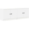 Lova Lovos spintelė 2 pcs Baltas 66 x 35 x 48 cm Dirbtinė mediena