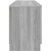 Lova Lovos spintelė su saugykla 2 pcs Pilka Sonoma 66 x 35 x 48 cm
