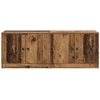 Lova Lovos spintelė 2 pcs Sendintos medienos 66 x 35 x 48 cm
