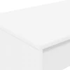 Lova Lovos stalas Balta Apdirbta mediena 100 x 45 x 75 cm