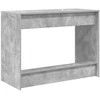 Lova Lovos stalas Betono pilka Apdirbta mediena 100 x 45 x 75 cm