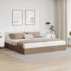 Lova Otomano lovos rėmas Kapučino 200 x 200 cm Dirbtinė oda