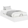 Lova Otomano lovos rėmas Baltas 193 x 90 x 25 cm Dirbtinė mediena