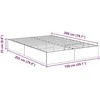Lova Otomano lovos rėmas Baltas 203 x 150 x 25 cm Dirbtinė mediena