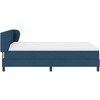 Kiemas lova su galvūgalio Mėlyna 160 x 200 cm audinys