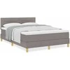Kiemas lova su pagalve Tortora 140 x 190 cm audinys