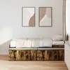 Lova Lovos rėmas Rūkyta ąžuolas 100 x 200 cm Apdirbta mediena