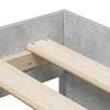 Lovos rėmas Betono pilka 90 x 200 cm Apdirbta mediena