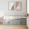 Lova Lovos rėmas Pilkas Sonoma 70 x 190 cm Apdirbta mediena