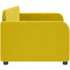 Lova Sofa, geltonos spalvos, 80x200cm, aksomas