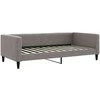 Lova Sofa, taupe spalvos, 100x200cm, audinys
