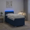 Lova su čiužiniu ir LED apšvietimu Mėlyna 80 x 200 cm Audinys
