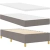 Kiemas lova su galvūgalio Tortora 90 x 200 cm audinys