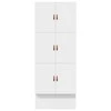 Lova su daiktų laikymo vieta Balta 80 cm Apdirbta mediena