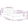 Lova su daiktų laikymo vieta ir čiužiniu Tortora 140 x 200 cm