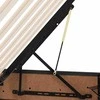 Lova su daiktų laikymo vieta ir LED Juoda 100 x 200 cm Aksomas