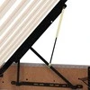 LED saugojimo lova su čiužiniu Taupe 90 x 190 cm Audinys