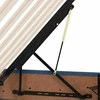 LED saugojimo lova su čiužiniu Mėlyna 90 x 200 cm Audinys
