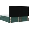 LED saugojimo lova su čiužiniu Tamsiai žalia 200 x 200 cm