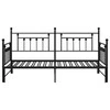 Lova Dienos lovos rėmas Juoda 107 x 203 cm Plienas
