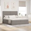 Lova su LED juostelėmis Tortora 200 x 200 cm audinys