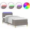 Kiemas lova su pagalve Tortora 100 x 200 cm audinys