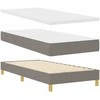 Kiemas lova su pagalve Tortora 100 x 200 cm audinys