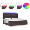 Kiemas lova su LED juostelėmis Ruda 200 x 200 cm audinys