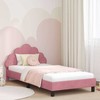 Lova Vaikiška lovos konstrukcija su galvūgaliu Rožinė 90 x 200 cm