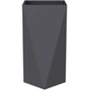 Lovelis 2 pcs Antracitas 40 x 40 x 75 cm Plienas