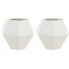 Lovelis 2 pcs Balta 100 x 100 x 80 cm Plienas