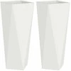 Lovelis 2 pcs Balta 30 x 30 x 75 cm Plienas