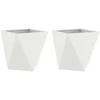 Lovelis 2 pcs Balta 40 x 40 x 40 cm Plienas