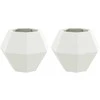 Lovelis 2 pcs Balta 50 x 50 x 40 cm Plienas
