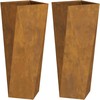 Lovelis 2 pcs Rūdijanti 30 x 30 x 75 cm
