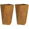 Lovelis 2 pcs Rūdijanti 40 x 40 x 75 cm