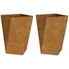 Lovelis 2 pcs Rūdijanti 50 x 50 x 75 cm