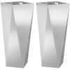 Lovelis 2 pcs Sidabro 30 x 30 x 75 cm Nerūdijantis Plienas