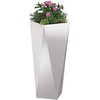 Lovelis 2 pcs Sidabro 30 x 30 x 75 cm Nerūdijantis Plienas