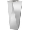 Lovelis 2 pcs Sidabro 30 x 30 x 75 cm Nerūdijantis Plienas
