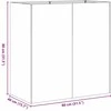 Lovelis, 80x40x80cm, galvanizuotas plienas