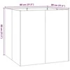 Lovelis, 80x80x80cm, galvanizuotas plienas