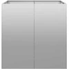 Lovelis, 80x80x80cm, galvanizuotas plienas