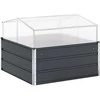 Lovelis Antracitas 100 x 100 x 77 cm Cinkuota plienas