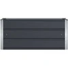 Lovelis Antracitas 100 x 40 x 45 cm Plienas