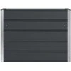 Lovelis Antracitas 100 x 40 x 75 cm Plienas