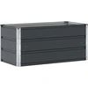 Lovelis Antracitas 100 x 50 x 45 cm Cinkuota plienas